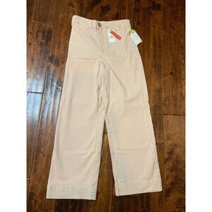 Marine Layer Peach Slim Wide Leg Crop Denim Jeans, Size 4, NWT!